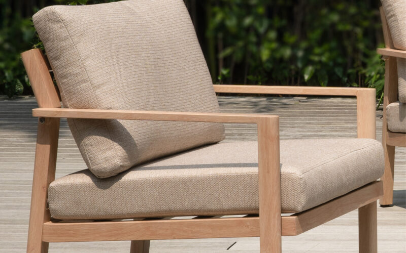 42551 wood grain aluminum frame outdoor furniture
