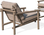 Outdoor Lounge Sofa Set with Round Aluminum Frame 42511-311 - Image 3