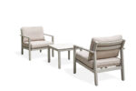 Outdoor Lounge Chair Set with Square Coffee Table 42551