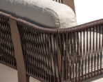 Outdoor Rope Corner Sofa Set with Deep Cushions and Aluminum Frame 53774 - Image 4