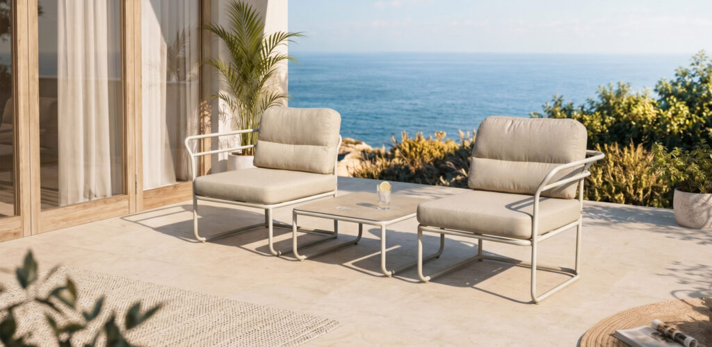 aluminum outdoor balcony set
