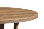Round WPC Outdoor Dining Table with Aluminum Cross Base 24645 - Image 4