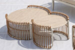 44230 travertine nesting coffee tables for outdoor lounge furniture