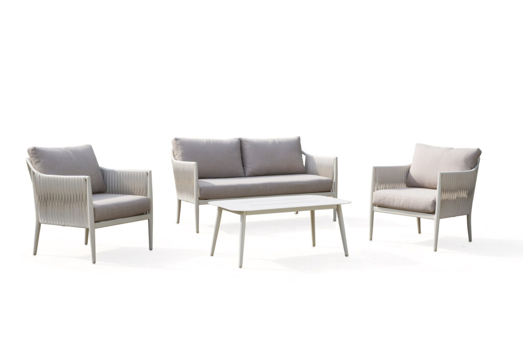 Handwoven aluminum frame outdoor sofa manufacturer 43551