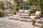 44201 Modern Rope Woven Outdoor Sofa Set - Image 3
