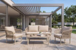 44201 Modern Rope Woven Outdoor Sofa Set - Image 2