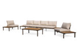 Outdoor Modular Sofa Set Collection with Integrated Polywood Side Table 51660 - Image 6