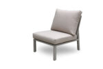 Modern Outdoor Modular Sofa Set with Shaped Aluminum Frame 52555 - Image 4