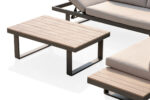 52702 outdoor lounge sofa set with Polywood coffee table