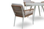 hand woven rope outdoor restaurant chair