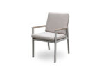 Outdoor Dining Chair with Shaped Aluminum Frame 62855 - Image 4