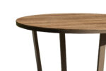 Round WPC Outdoor Dining Table with Aluminum Cross Base 24645 - Image 3