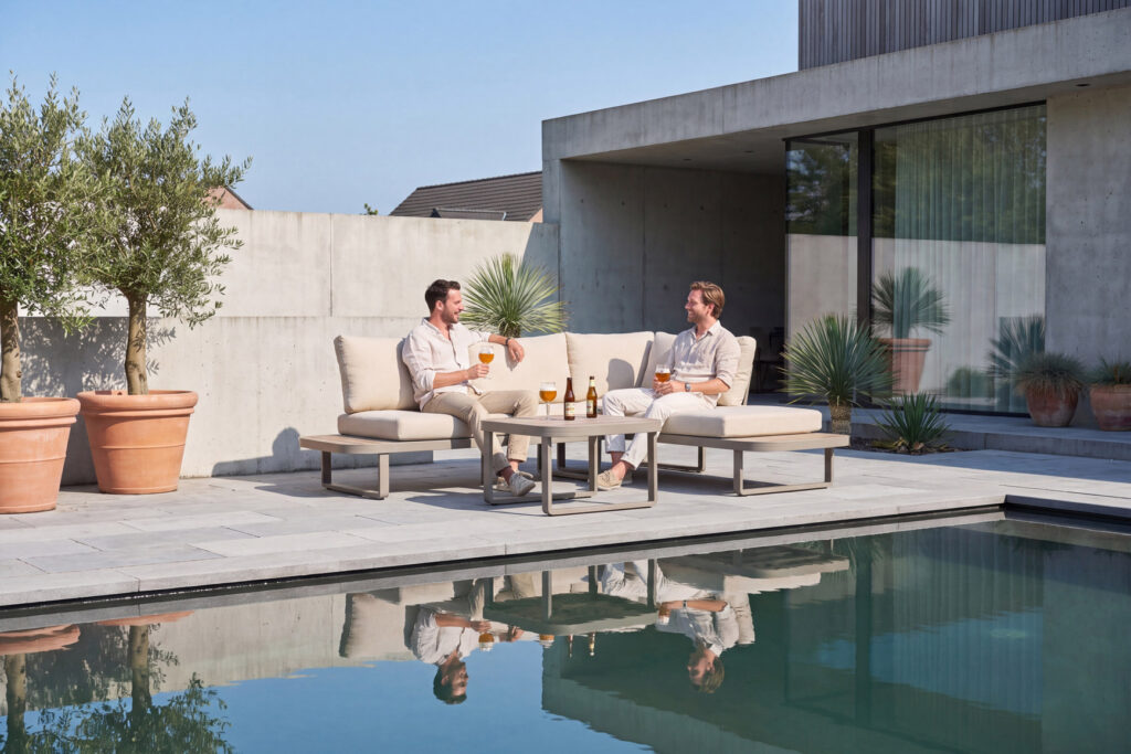 CHERISHOUTDOOR 52698 modular outdoor corner sofa set
